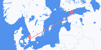 Flüge von Estland nach Dänemark