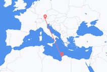 Flyreiser fra Benghazi, til Innsbruck