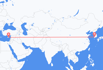 Vluchten van Gwangju naar Larnaca