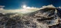 View of the High Tatras mountains from Hrebienok located in the Tatra National park, Slovakia