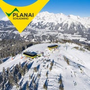 Photo of panoramic aerial view of Schladming, Austria.