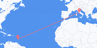 Cheap Flights from St. Lucia to Italy – Lowest Fares & Maximum Choice
