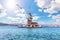 The Maiden's Tower in the Bosphorus, Istanbul, Turkey.