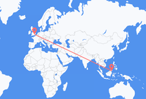 Flyreiser fra Tawau, til London