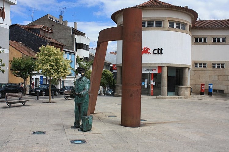 Photo of CTT office in Bragança ,Portugal.