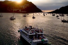 Donostia San Sebastian Sunset by Boat from the Sea