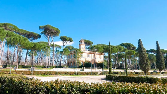 Piazza di Siena, Villa Borghese gardens, Rome, Italy