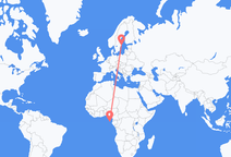 Flyg från São Tomé till Stockholm