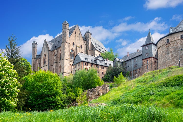 Photo of the famous castle of Marburg ,Germany.