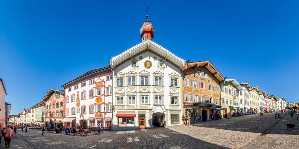 Old city of Bad Tölz, Bavaria, Germany