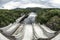 Photo of Lipno dam on the river Vltava, Czech republic.