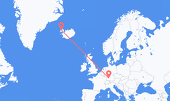Flights from Stuttgart to Ísafjörður
