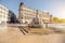 photo of the Comedy square with fountain of Three Graces during the morning light in Montpellier city in southern France.