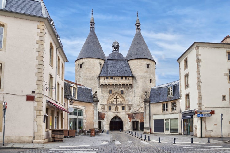 Photo of the Craffe Gate in Nancy, Lorraine, France.