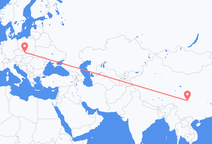 Flyg från Chengdu till Ostrava