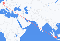 Flug frá Jakarta til Stuttgart