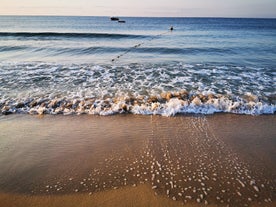 Photo of the sea resort Ravda on the Bulgarian Black Sea coast.