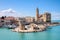 Photo of aerial view of of the city of Trani, Puglia, Italy.