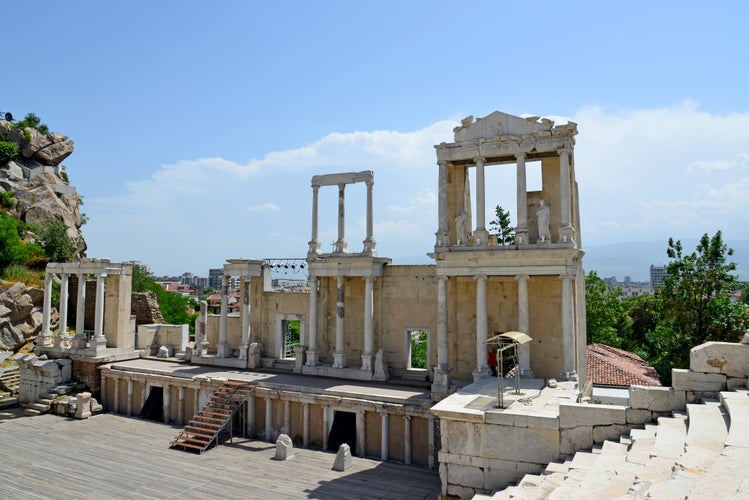 Photo of Ancient amphitheatre in Plovdiv, Bulgaria.