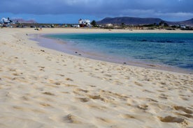 photo of aerial view of Puerto del Rosario city, Fuerteventura Island, Canary Islands, Spain.