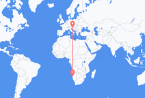 Flyrejser fra Walvis Bay til Ljubljana