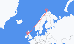 Flyrejser fra Hammerfest, Norge til Belfast, Nordirland