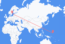 Vols de Pohnpei pour Stockholm