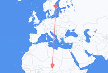 Flights from N Djamena to Stockholm