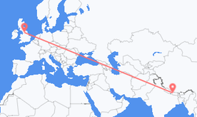 Flüge von Nepal nach England