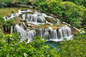 Cascades privées de Krka et vieille ville de Trogir