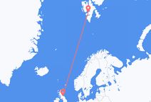 Flyg från Edinburgh till Svalbard