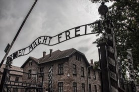 Auschwitz-Birkenau ja suolakaivoskierros yksityisellä kuljetuksella Krakovasta