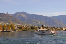 Sigling fram og til baka frá Montreux til Chillon