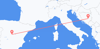 Flights from Bosnia & Herzegovina to Spain