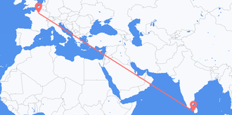 Flüge von Sri Lanka nach Frankreich