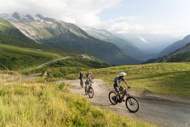 Descoberta de um pasto secreto na montanha de bicicleta elétrica em Chamonix