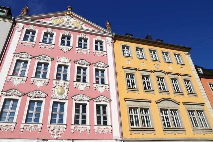 Photo of Chemnitz, Germany (State of Saxony). Neumarkt square architecture.