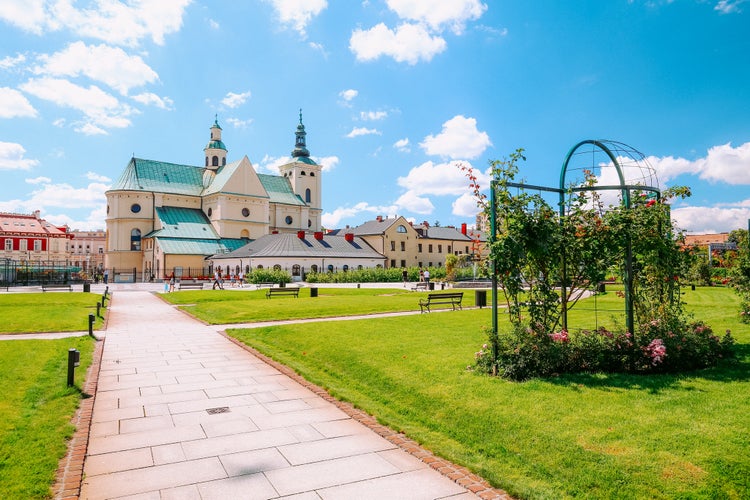 Photo of view of the Basilica in Rzeszow.