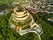 Photo of Aerial view to the Deva fortress. Romania .