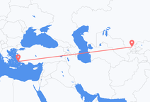 Loty z Taszkent, Uzbekistan do Lerosa, Grecja