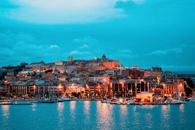 Photo of majestic aerial view of famous European city of Pula and arena of roman time, Istria county, Croatia.