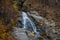 Photo of Lotrisor Waterfall and Surrounding Area of Valcea ,Romania .