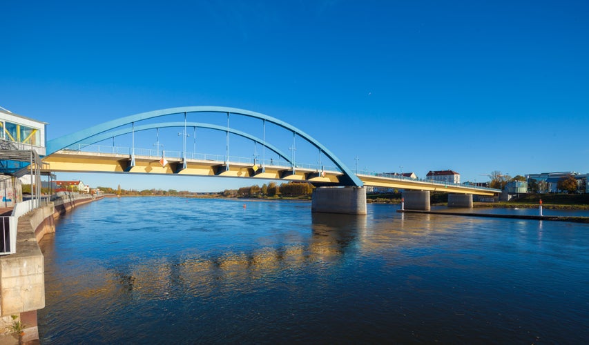 photo of Oderbruecke Bridge, Frankfurt Oder Germany to Slubice Poland.