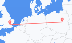 Train tickets from Hackney to Warsaw