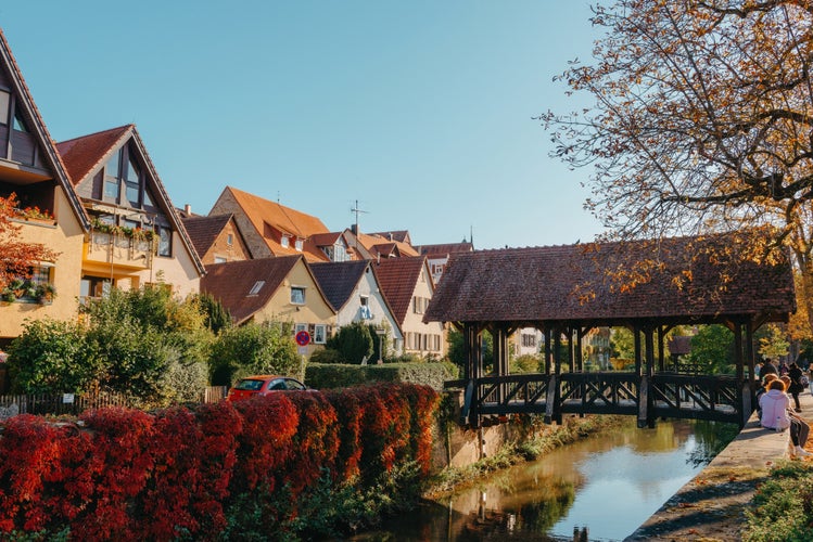 Photo of Bridge over the Metter in Bietigheim-Bissingen,Germany.