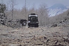 Tour di mezza giornata o di un'intera giornata dell'Etna in Jeep, incluso pranzo in un agriturismo