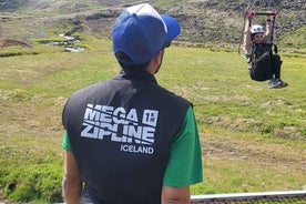 Reykjavik: Mega Zipline Adventure