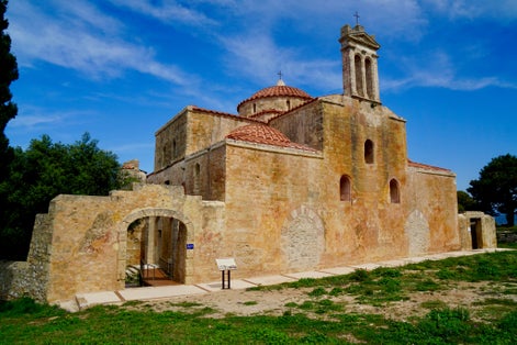 Photo of The Church of the Transfiguration of the Saviour Niokastro, Neokastro, New Navarino Pylos Fortress in Pylos Peloponnese, Greece.