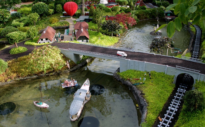 photo of  view of A scene from Legoland in Billund, Denmark.