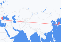 Flyg från Hiroshima till Istanbul